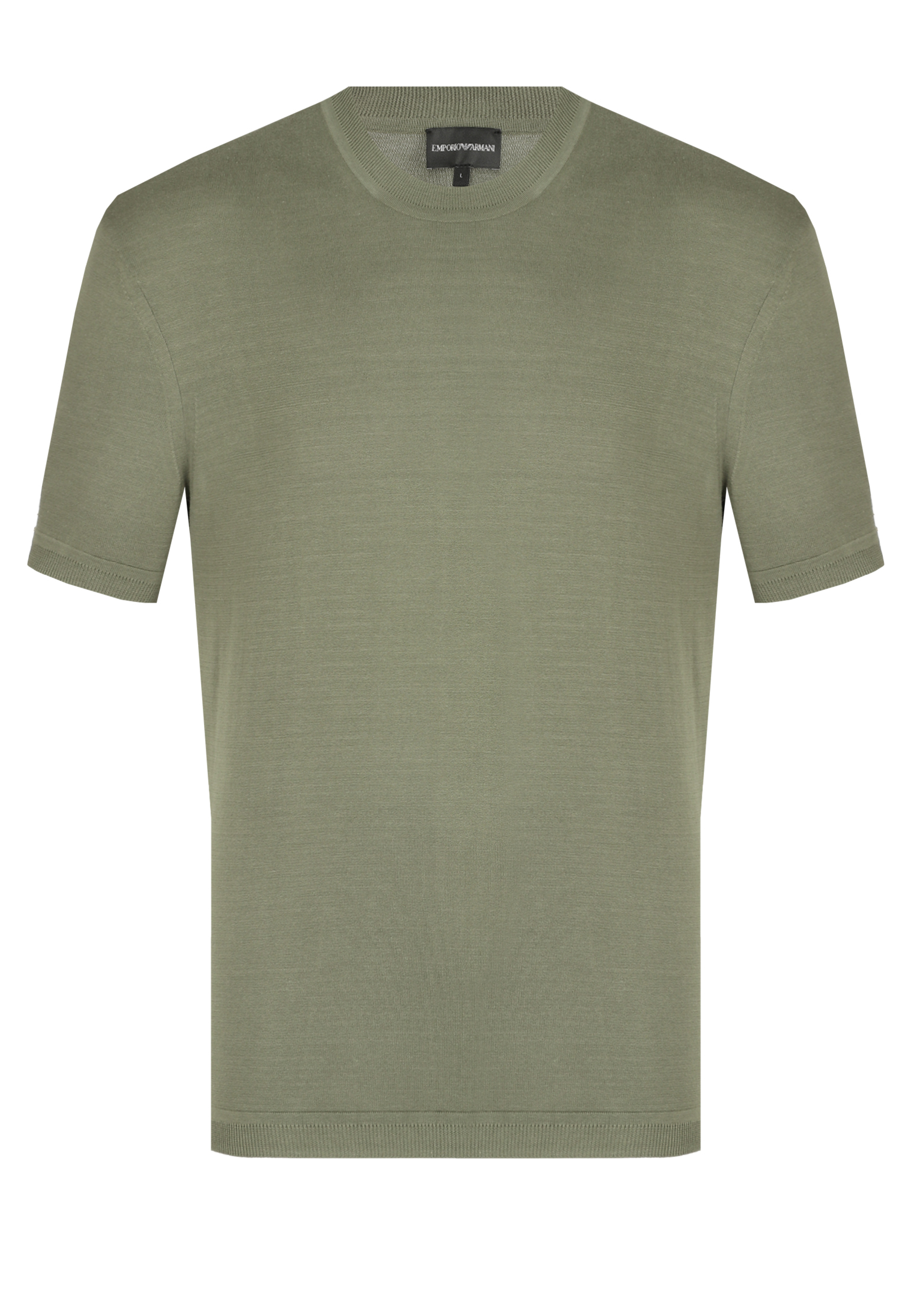 мужская футболка emporio armani, зеленая
