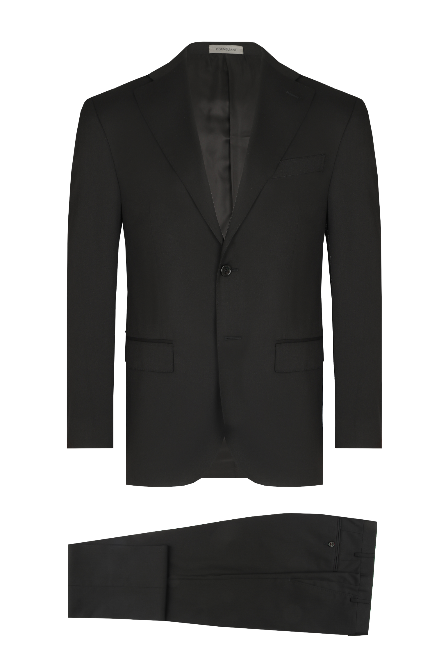 мужской костюм corneliani, черный