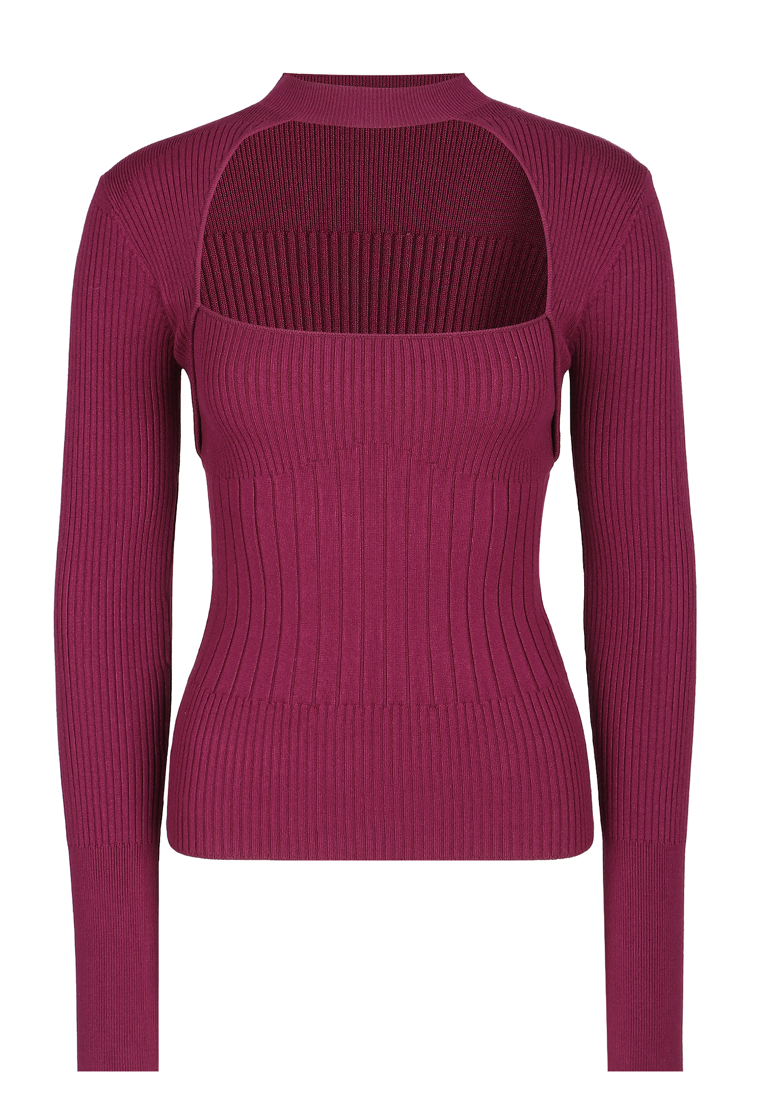 женский пуловер patrizia pepe, фиолетовый