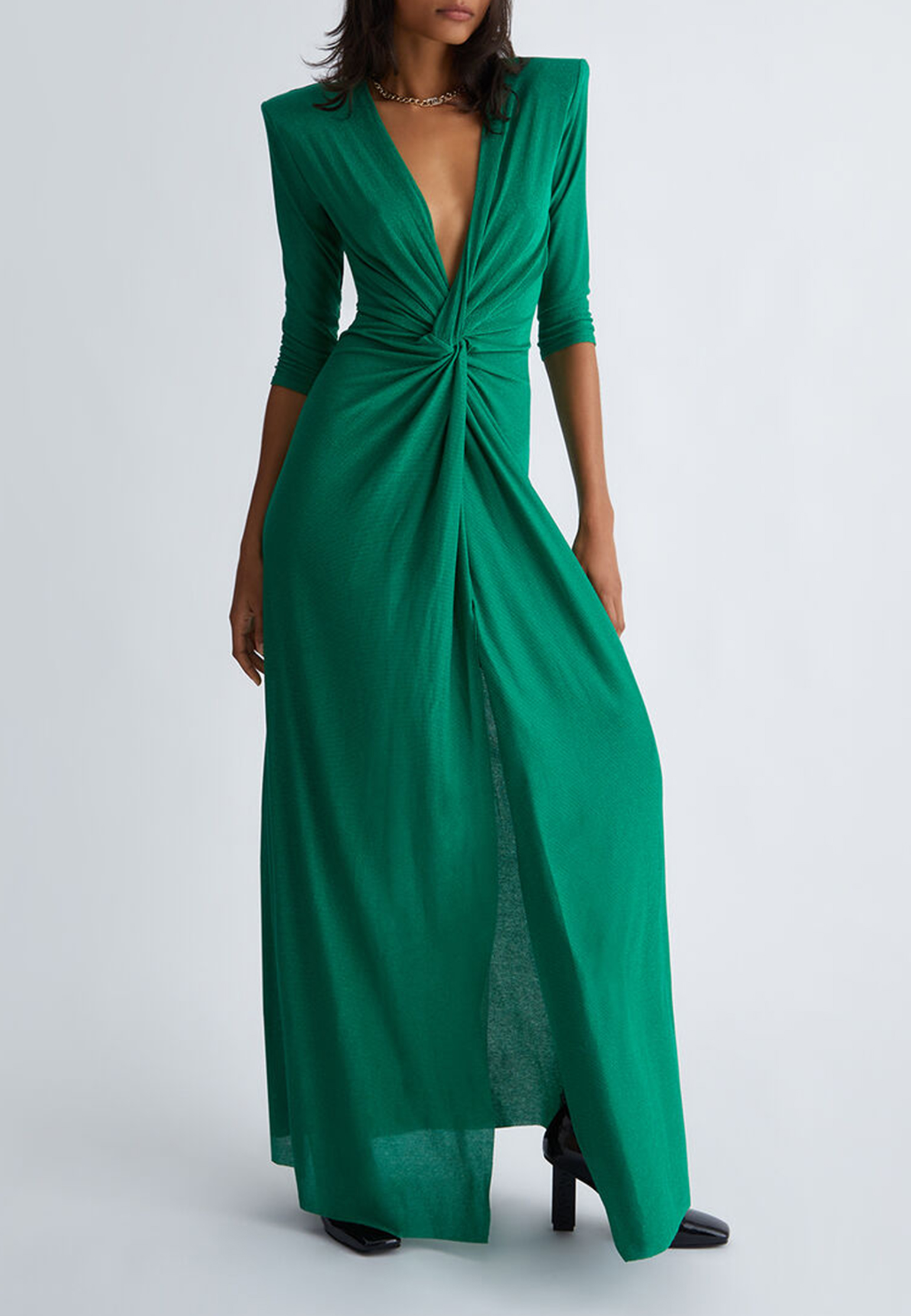 женское платье liu jo, зеленое