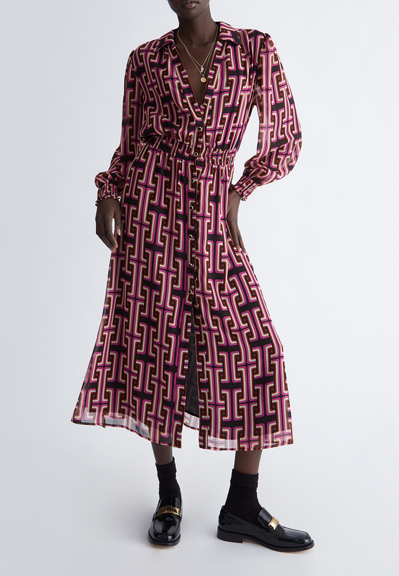 женское платье-рубашки liu jo, разноцветное