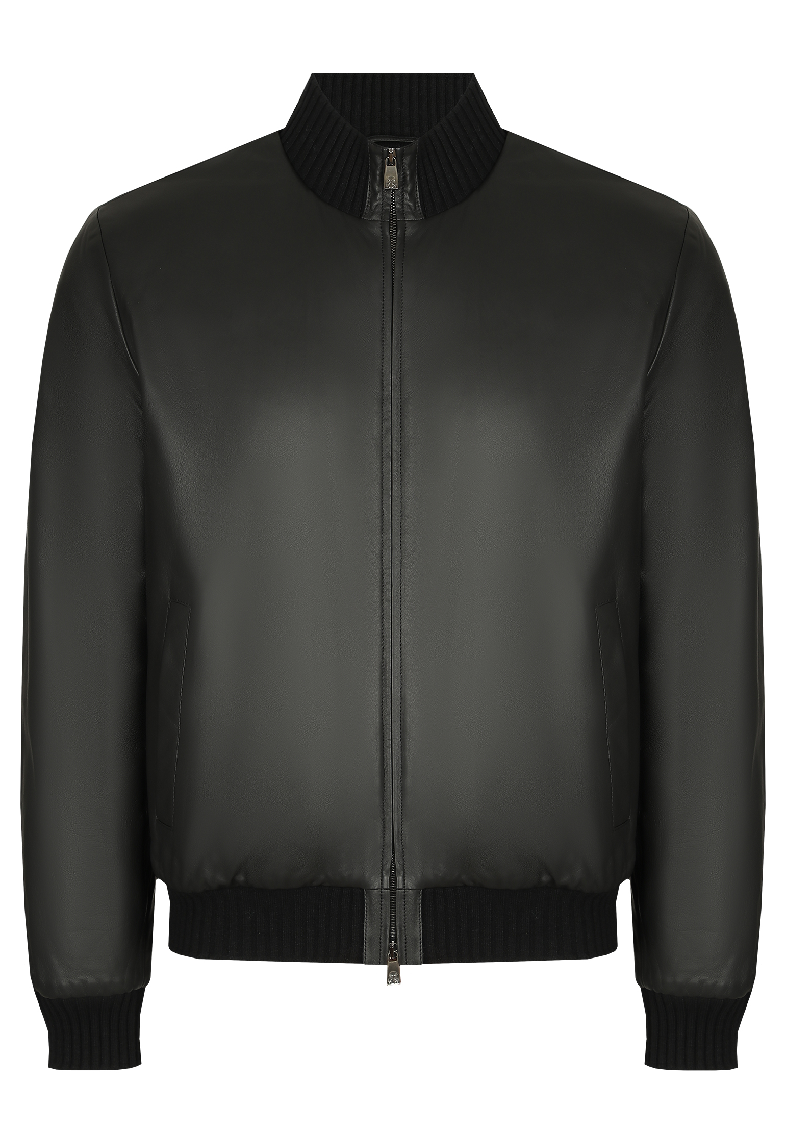 мужская куртка бомбер corneliani, черная