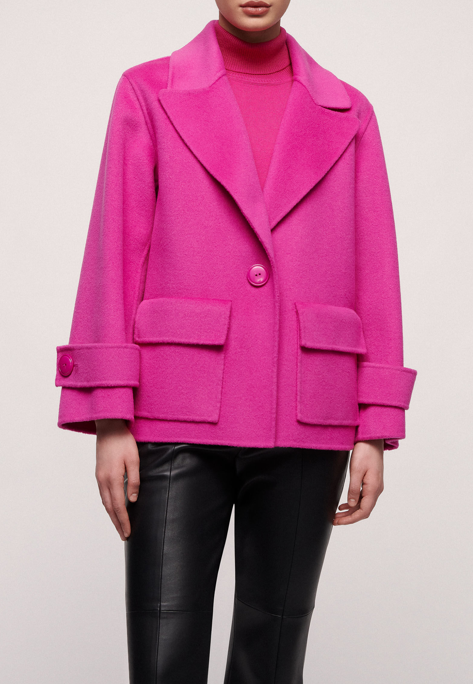 женское пальто luisa spagnoli, розовое