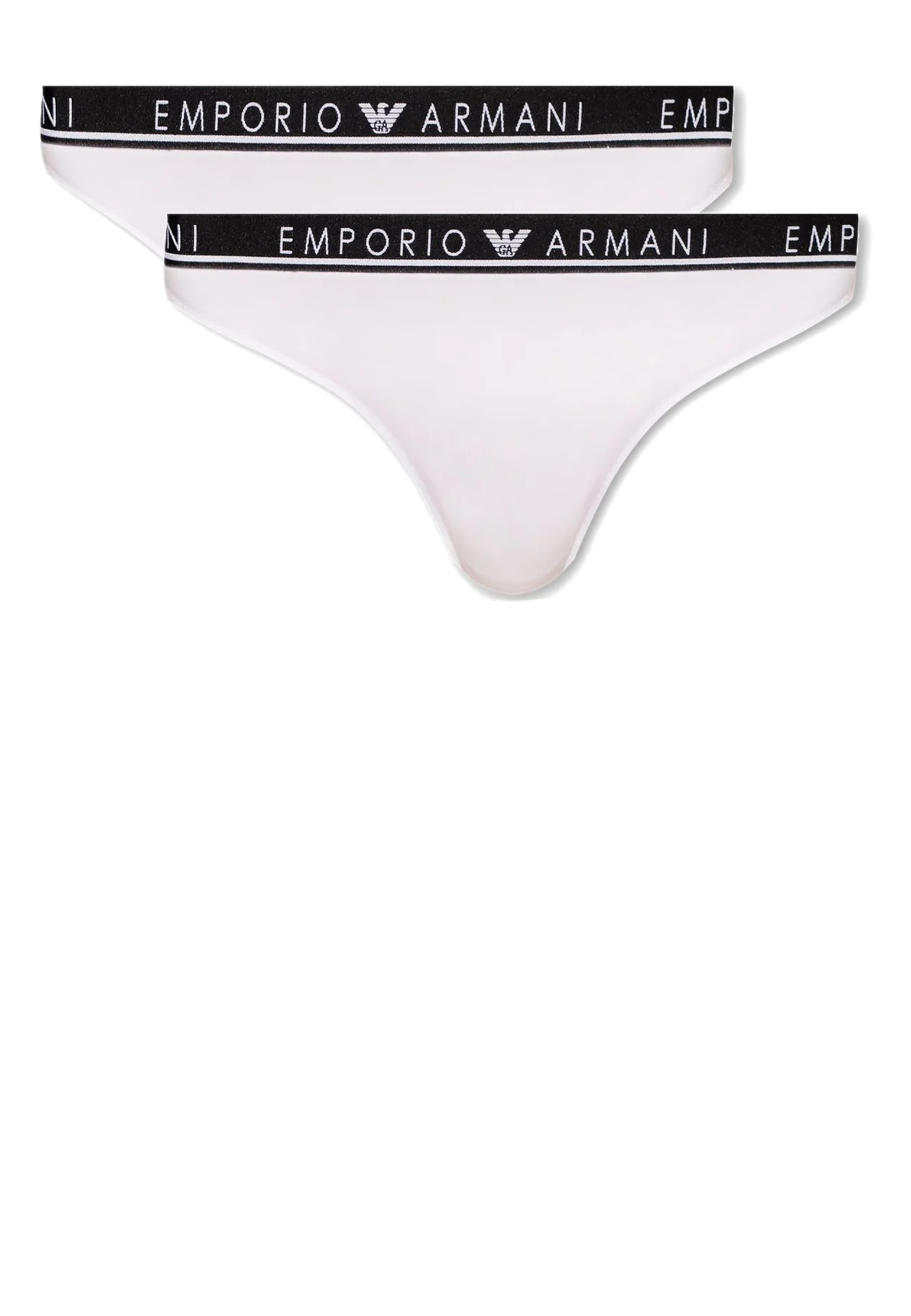 женские трусы emporio armani underwear, белые