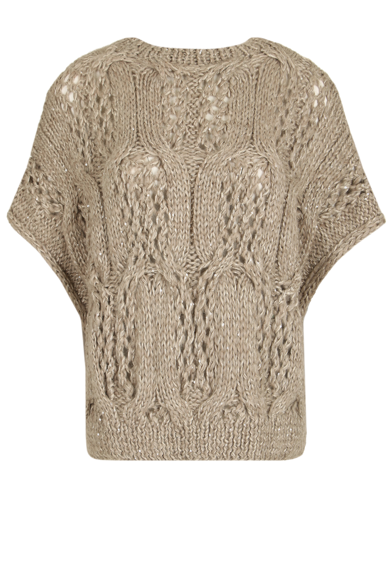 женский пуловер antonelli firenze, коричневый