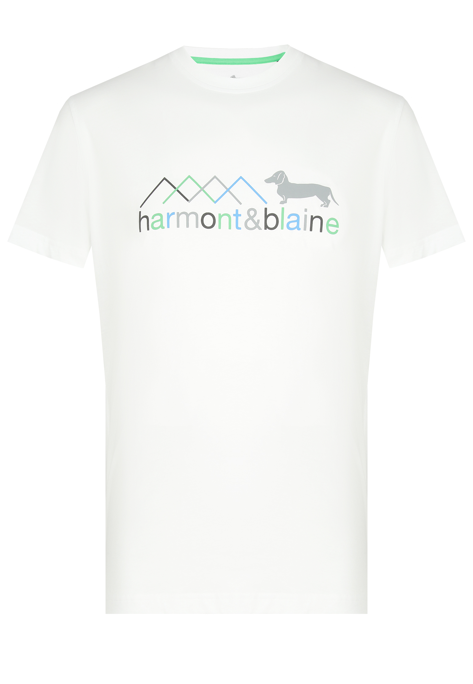 мужская футболка harmont&blaine, белая