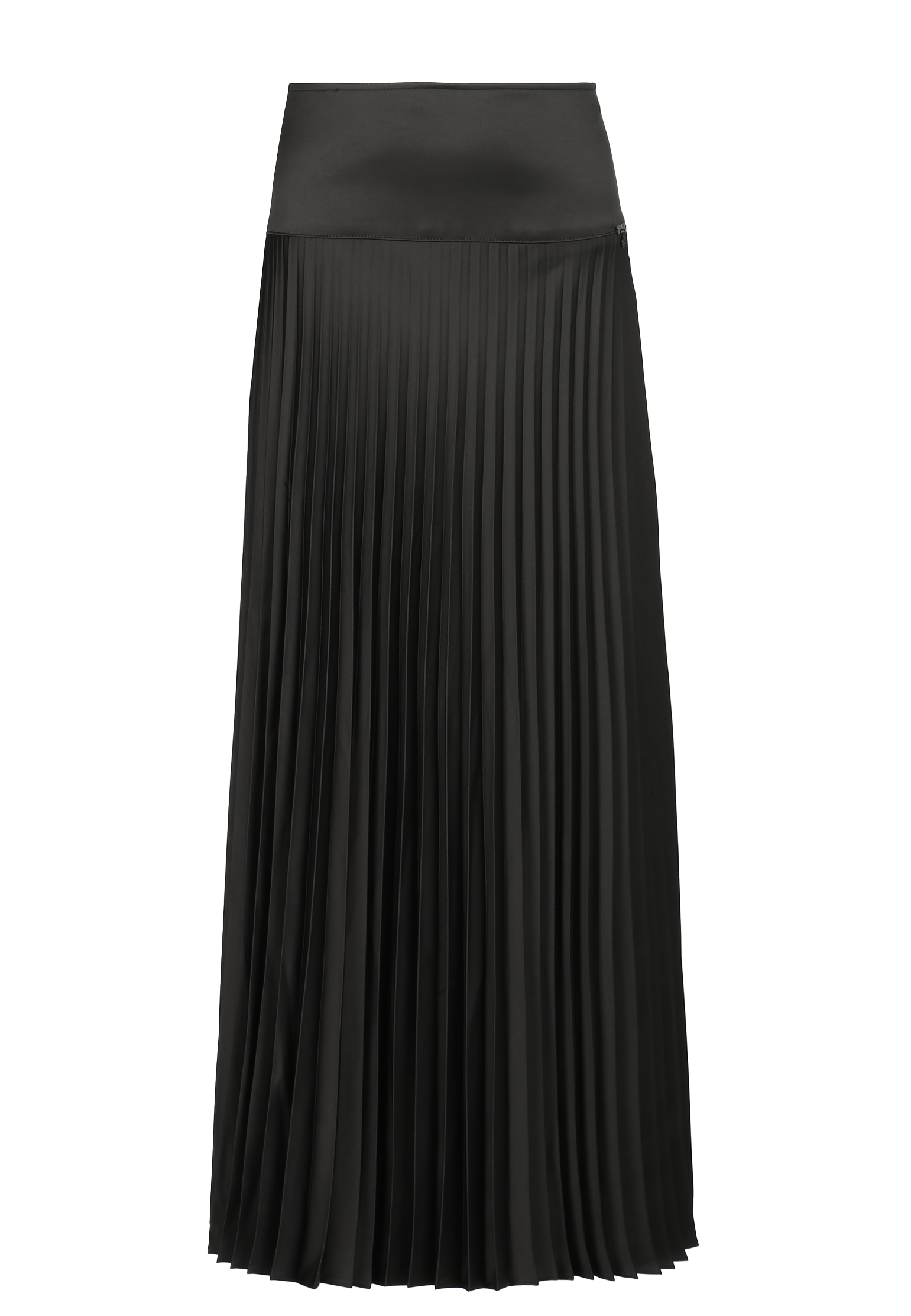 женская плиссированные юбка elisa fanti, черная