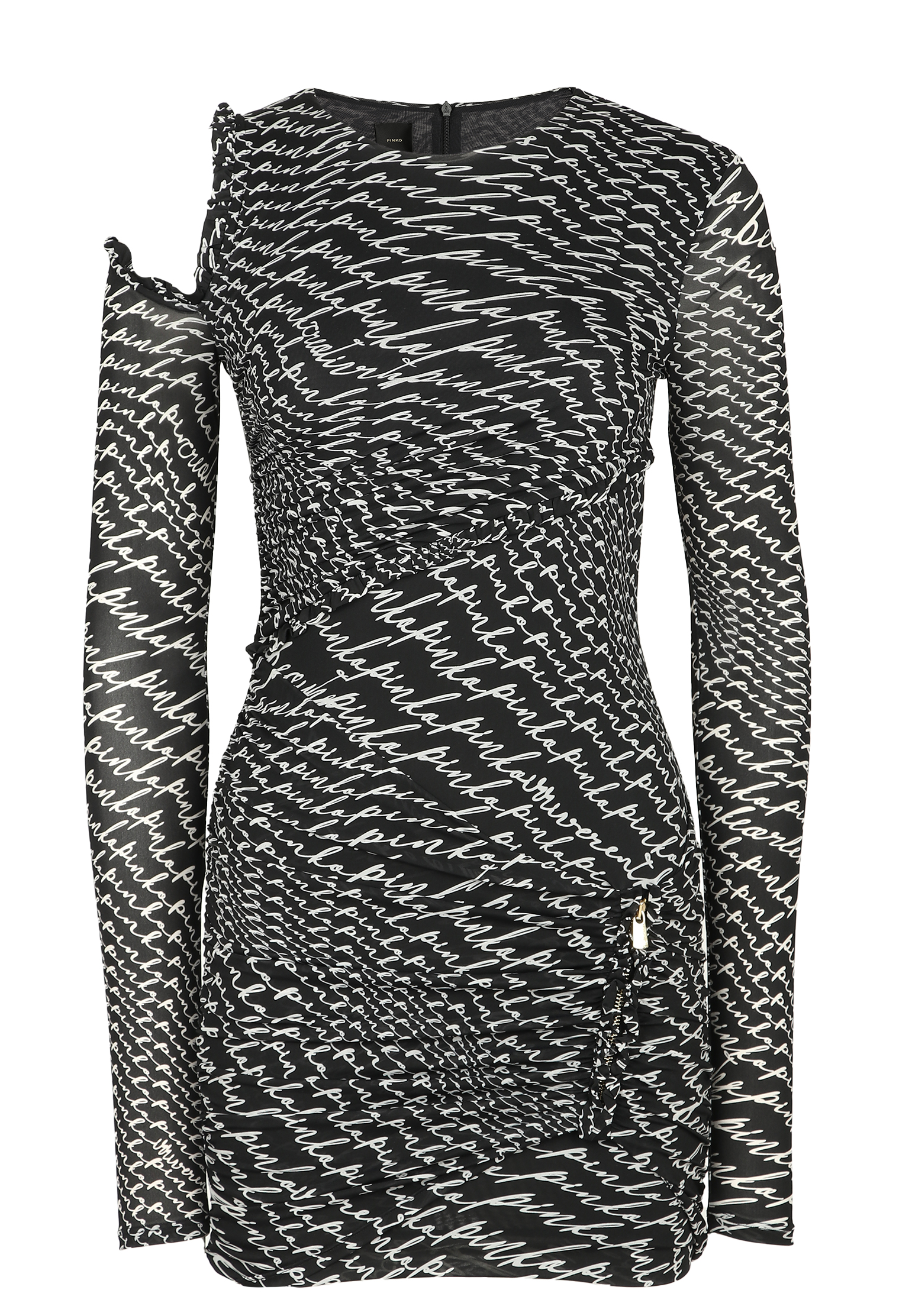 женское коктейльные платье pinko, черное