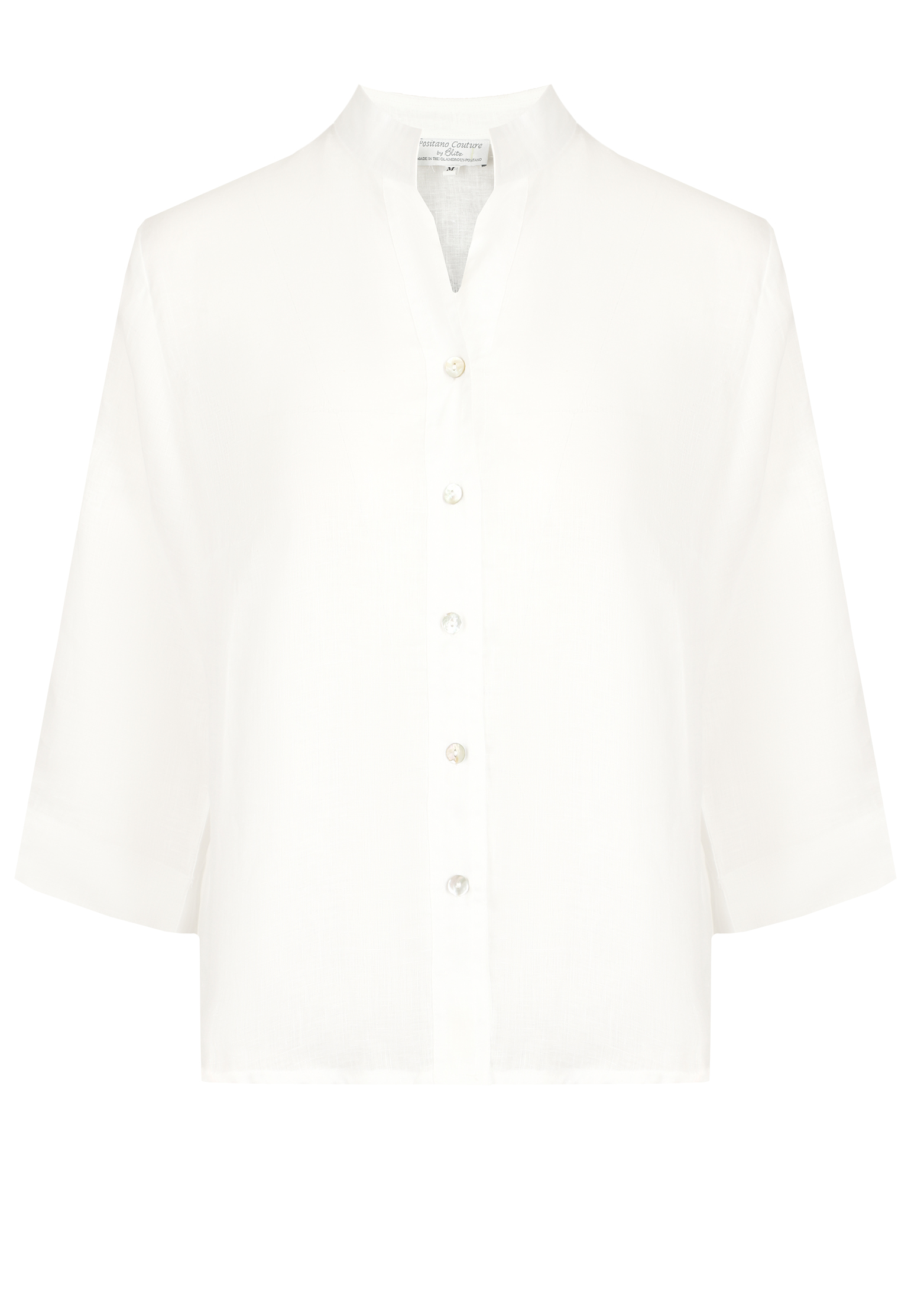 женская рубашка positano couture by blitz, белая