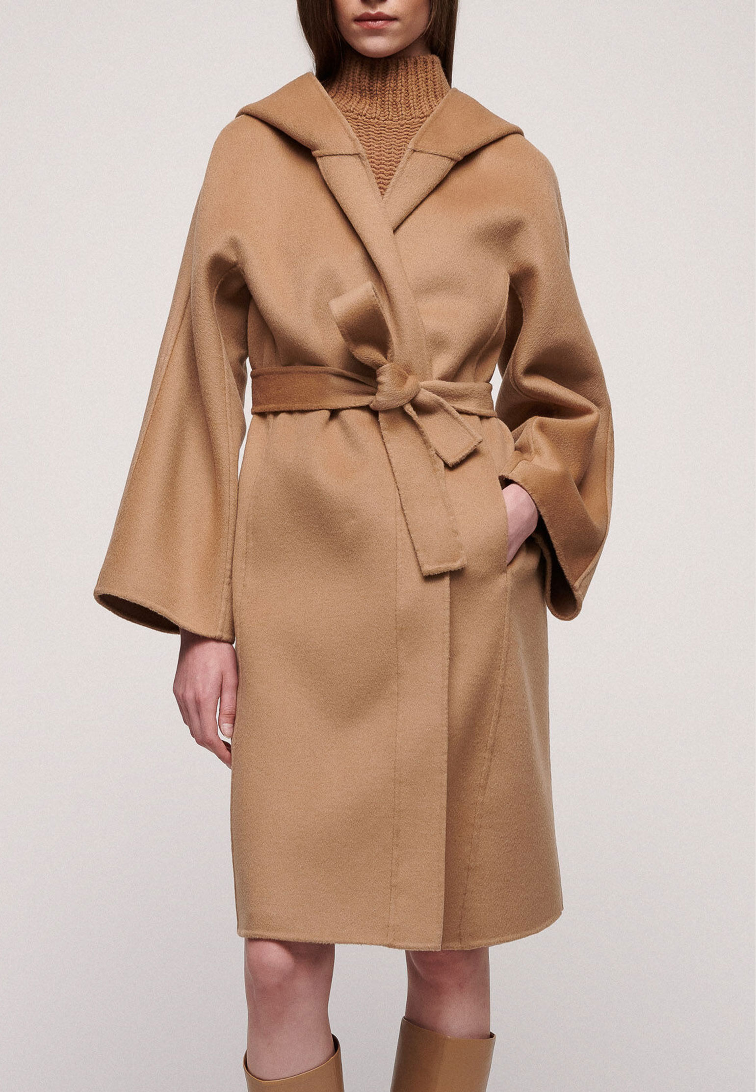 женское пальто luisa spagnoli, бежевое