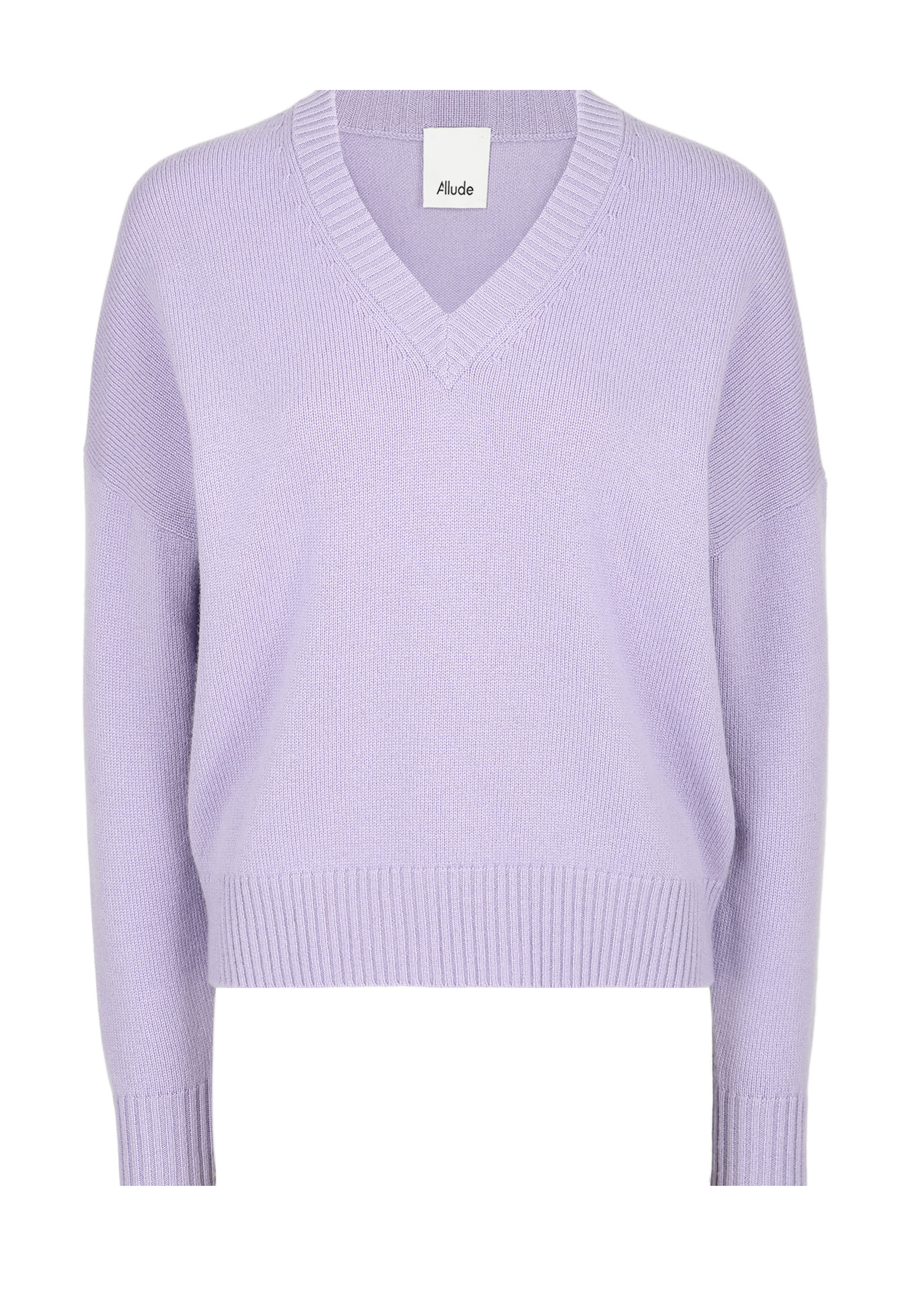 женский пуловер allude, фиолетовый