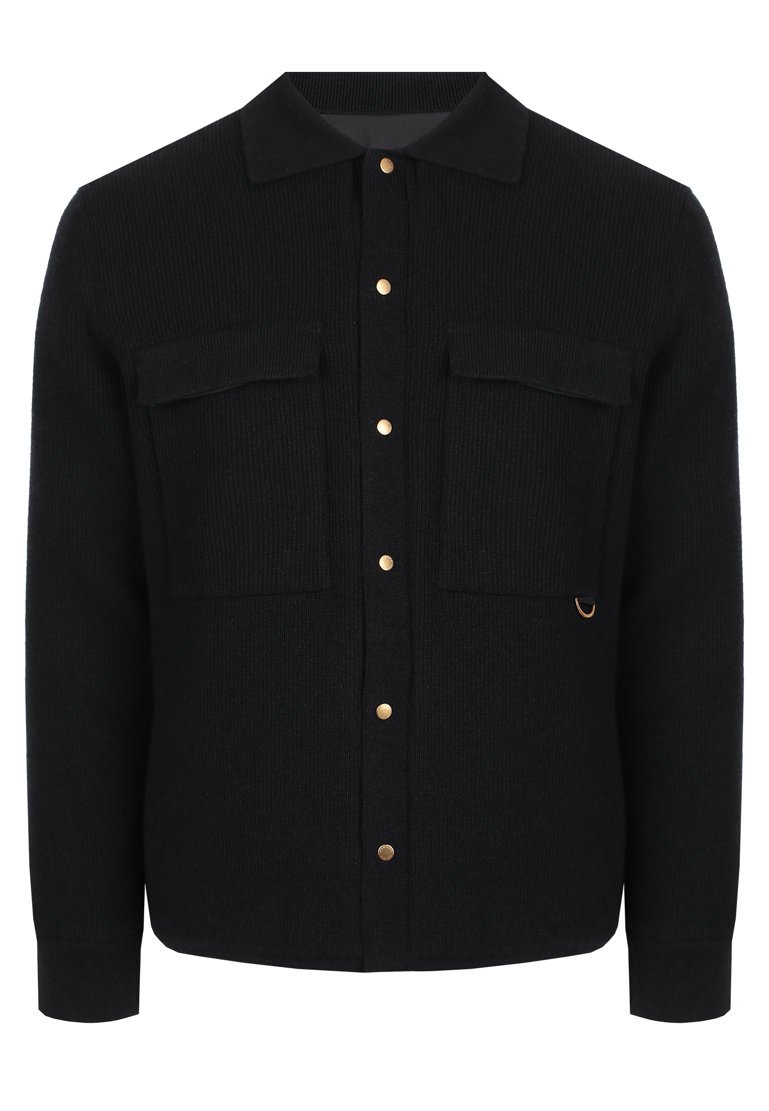 мужская кожаные куртка agnona, черная