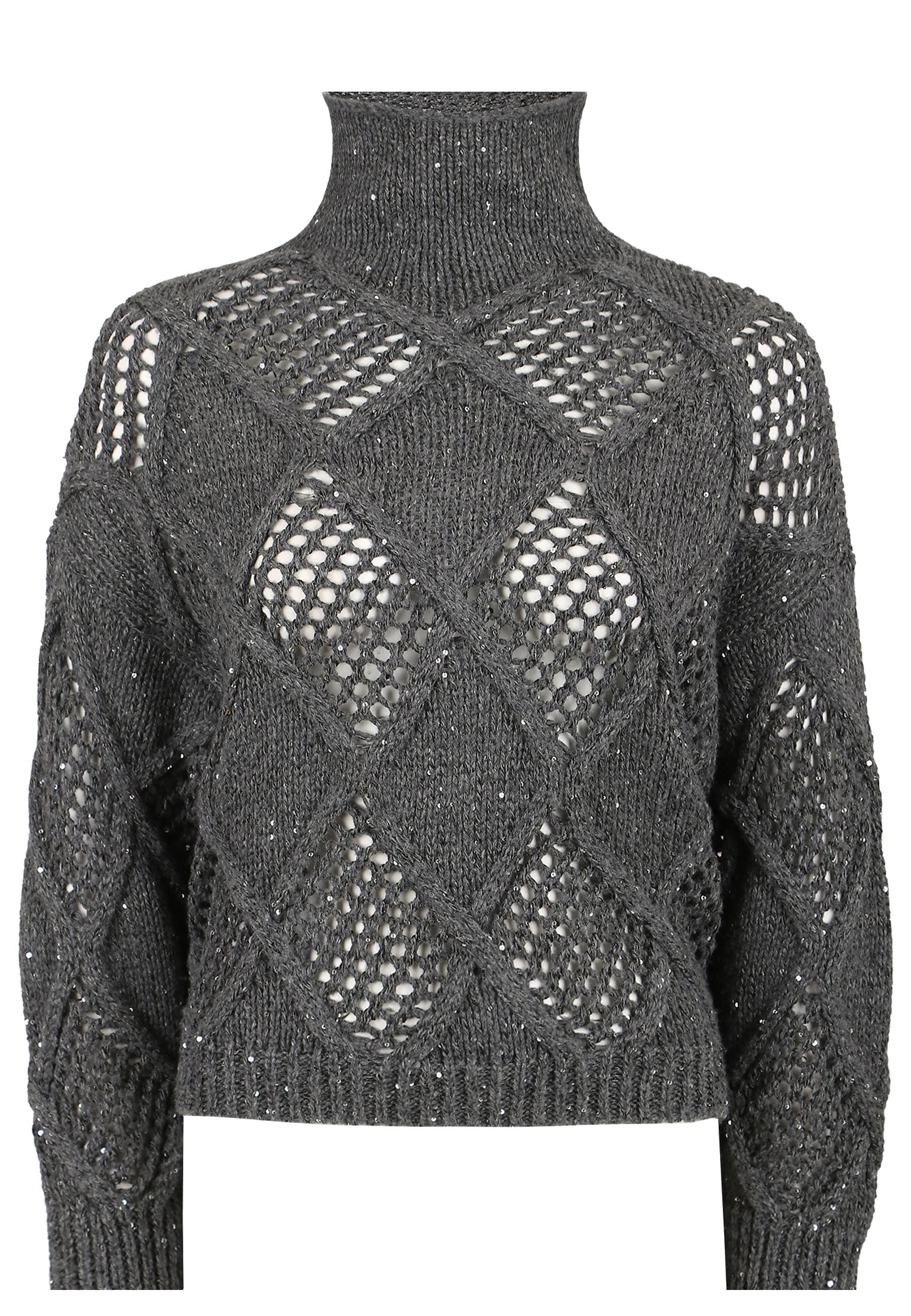 женский свитер antonelli firenze, серый