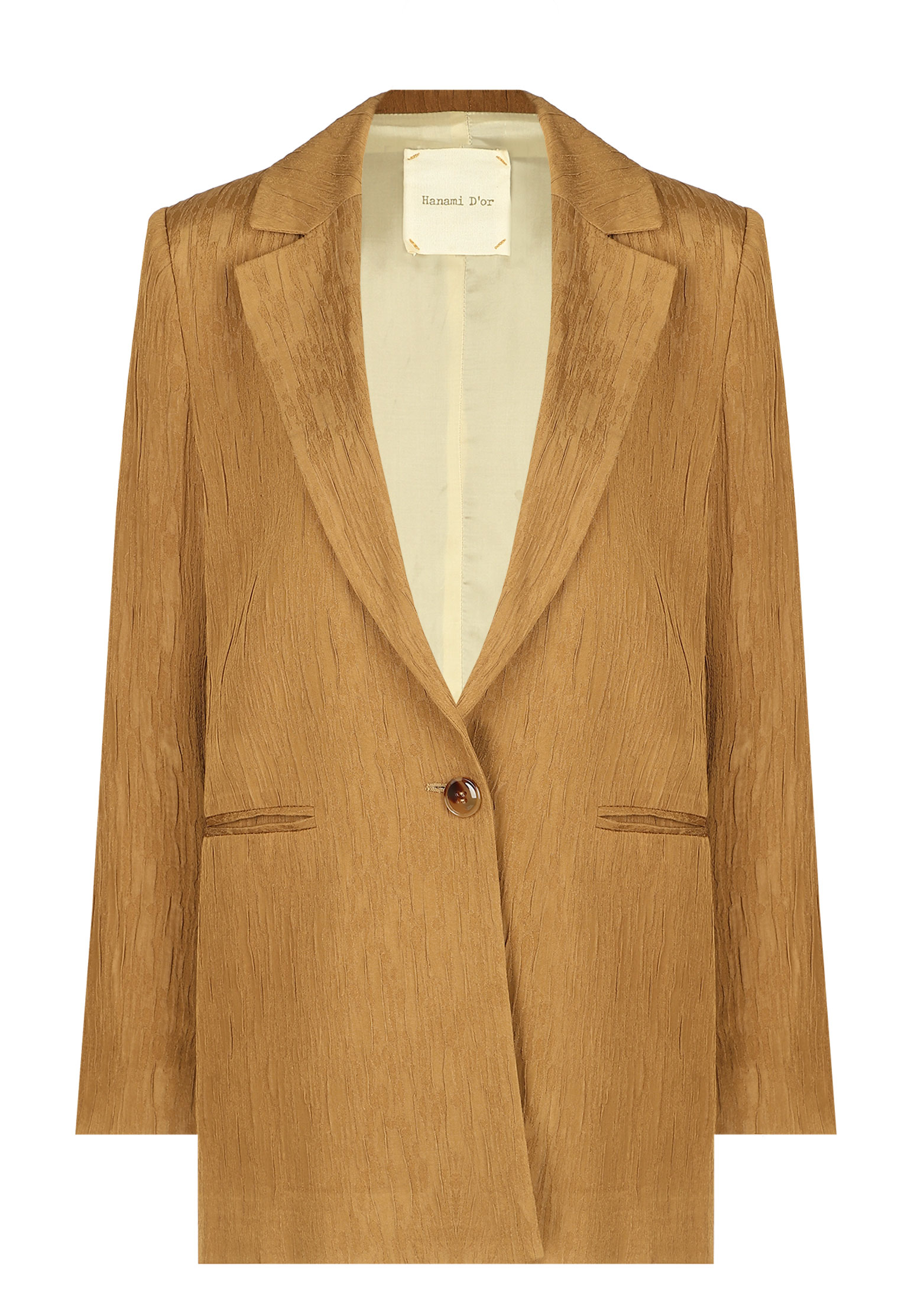 женский пиджак hanami d’or, коричневый