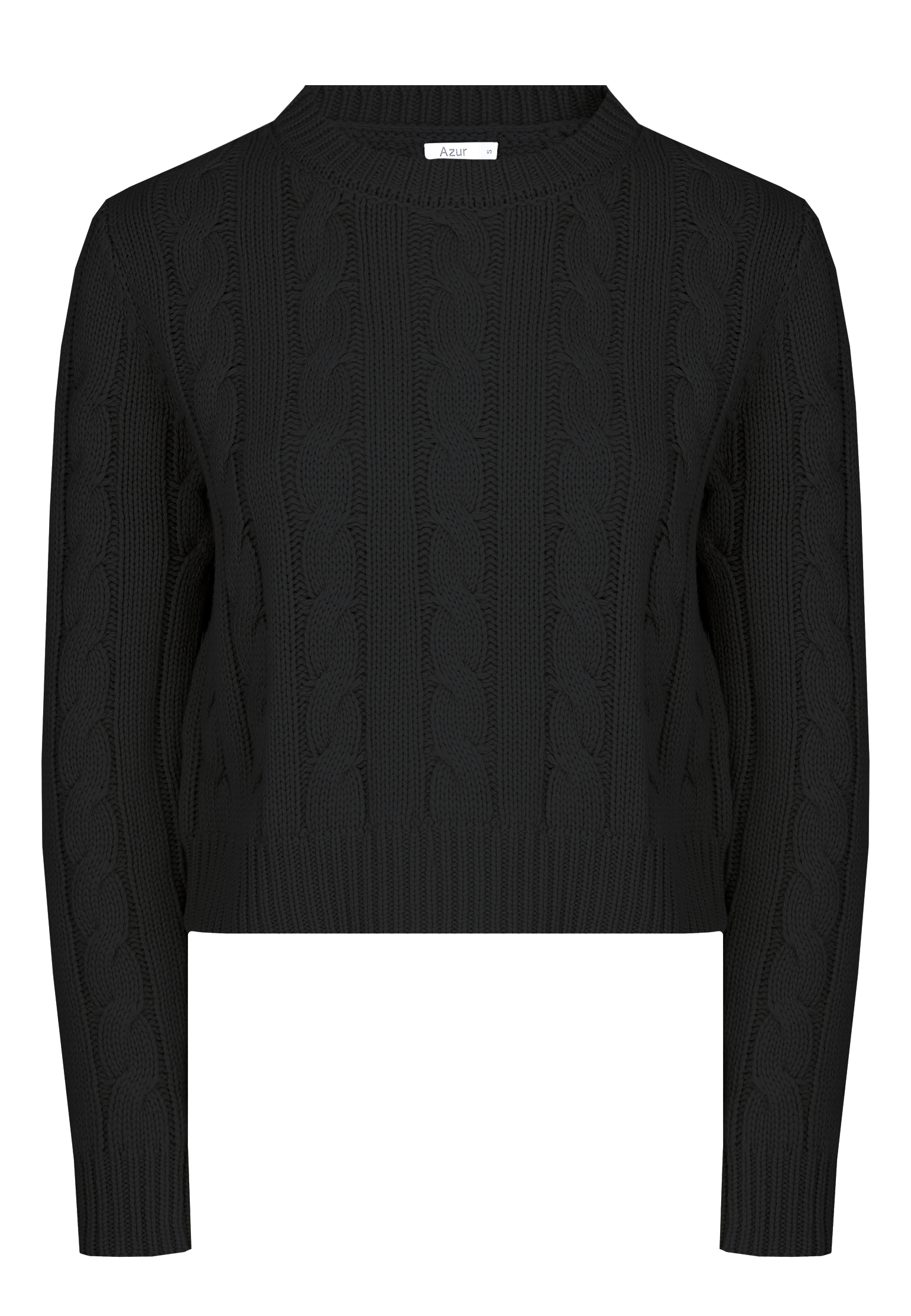 женский свитер azur, черный