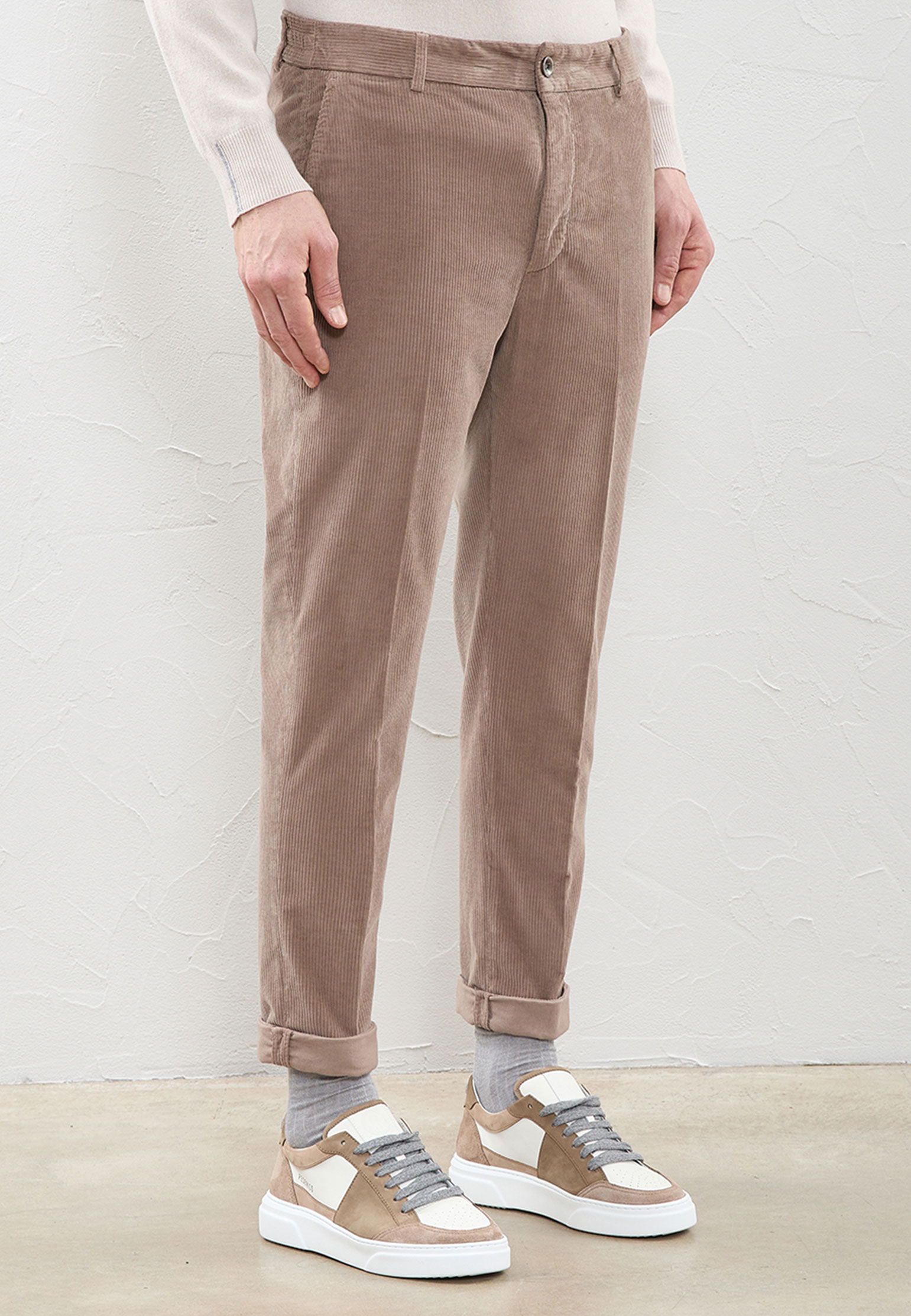 мужские брюки peserico, коричневые