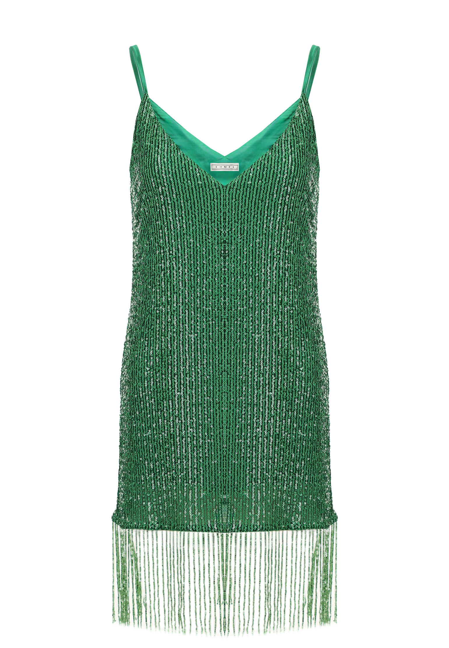 женское коктейльные платье itmfl, зеленое