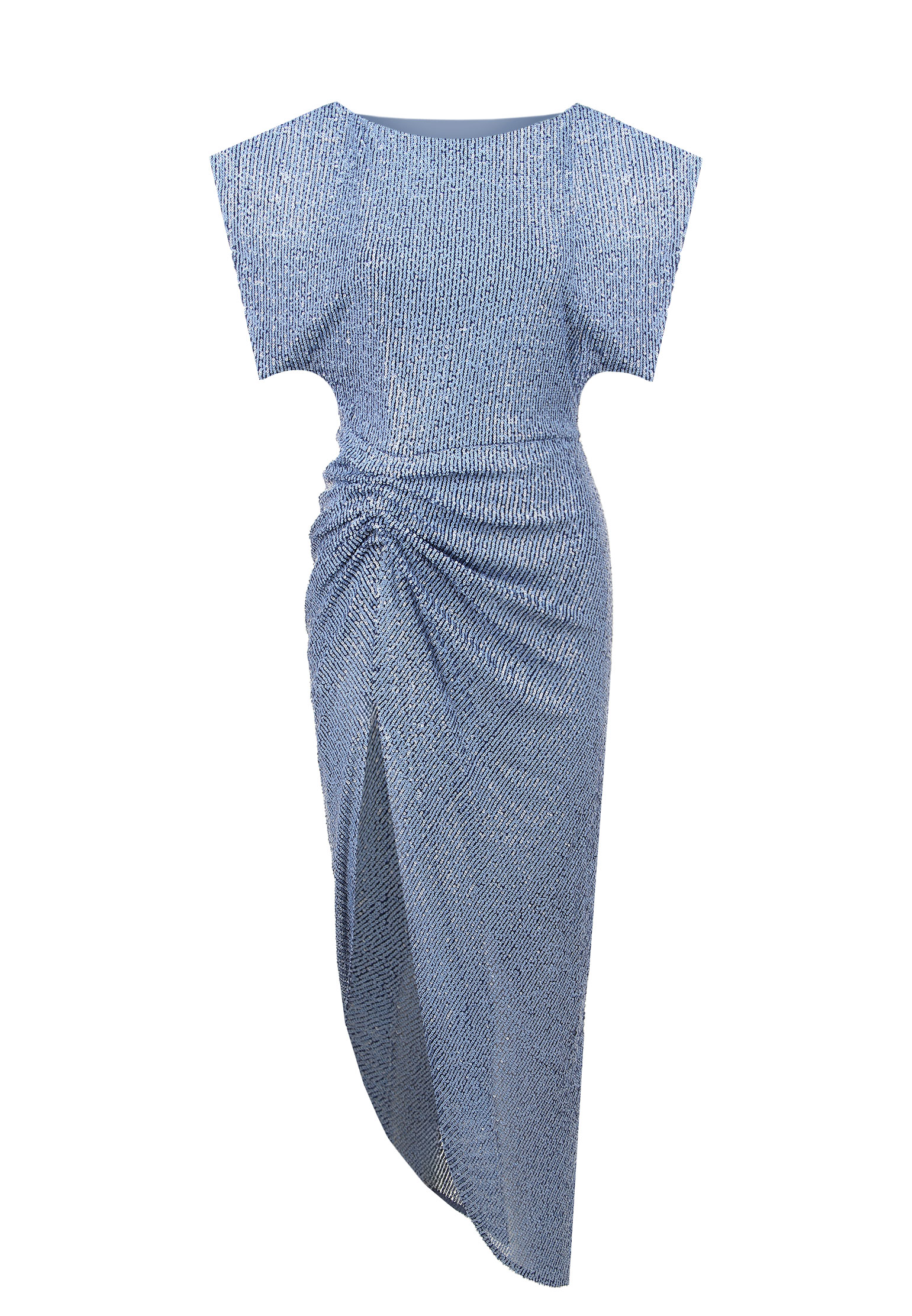 женское коктейльные платье itmfl, синее