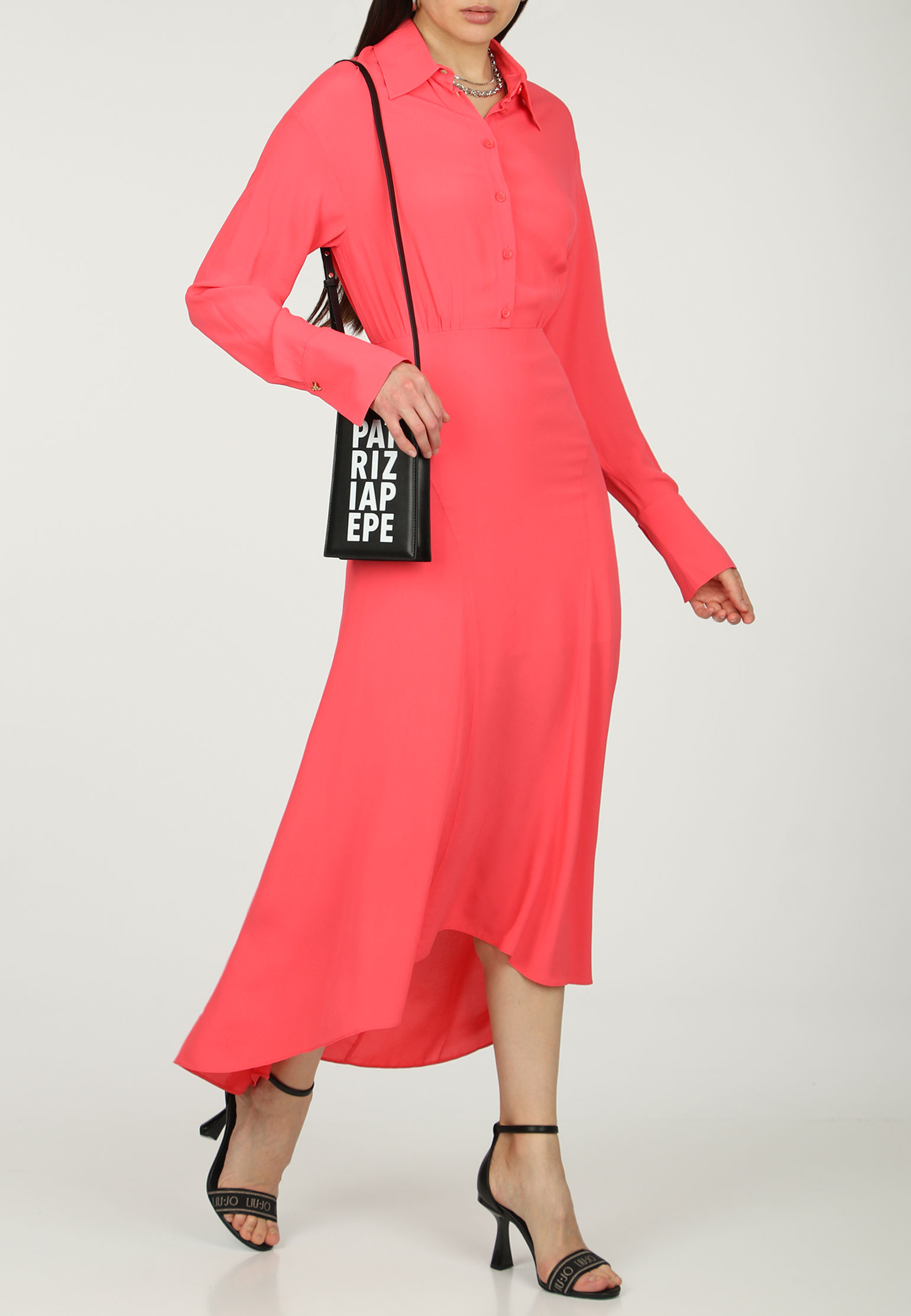 женское платье-рубашки patrizia pepe, розовое