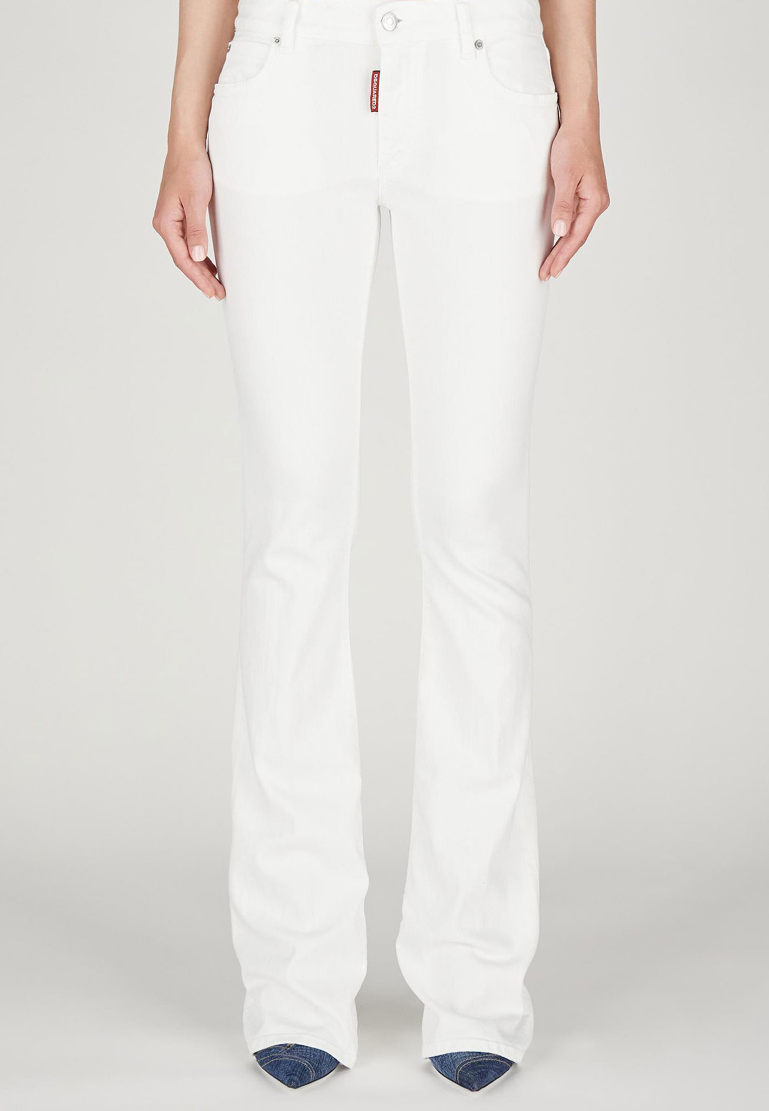 женские джинсы dsquared2, белые