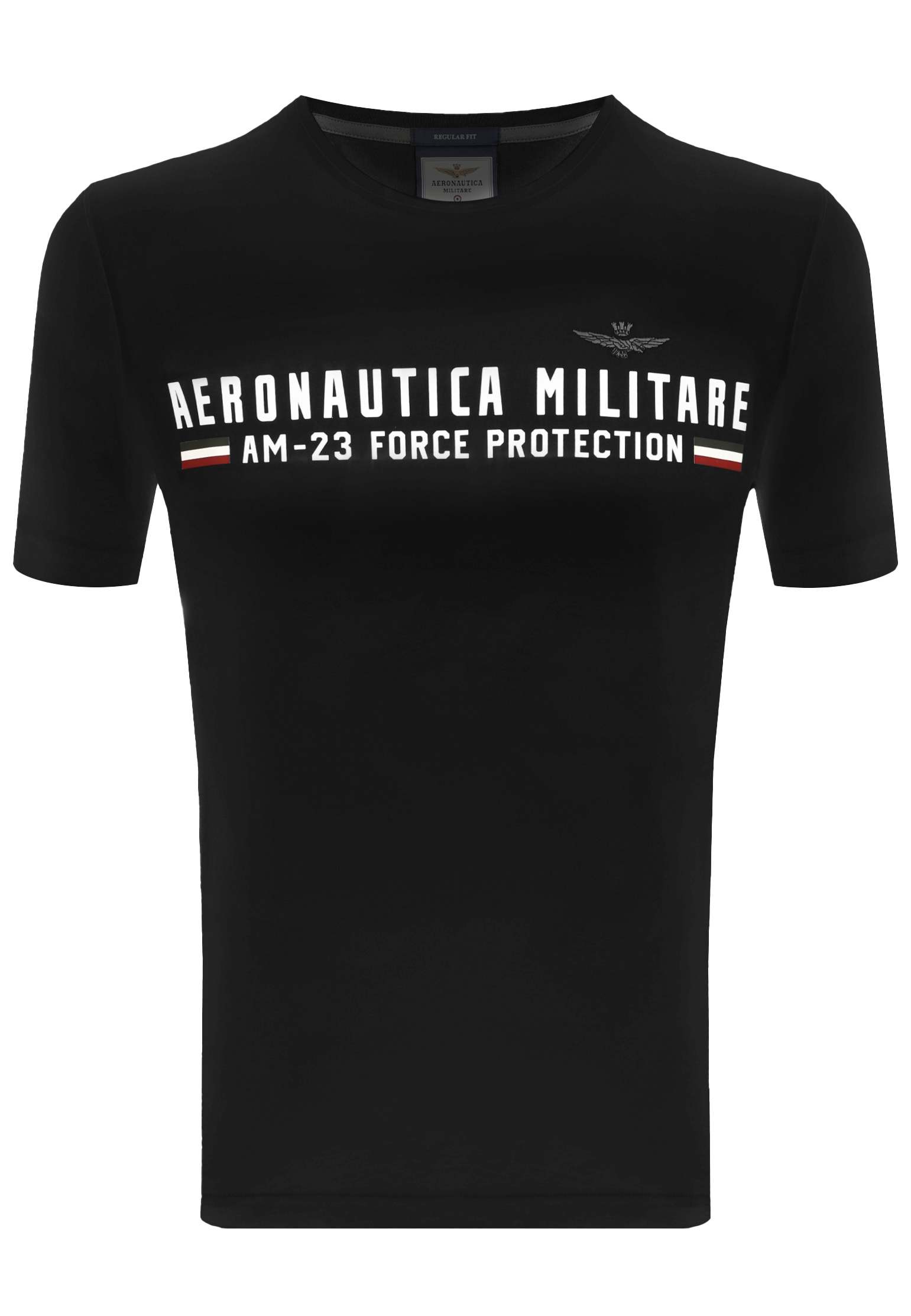 мужская футболка aeronautica militare, черная