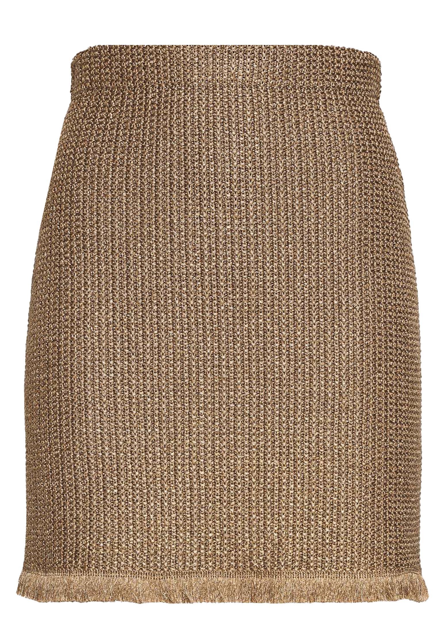 женская юбка мини luisa spagnoli, золотая