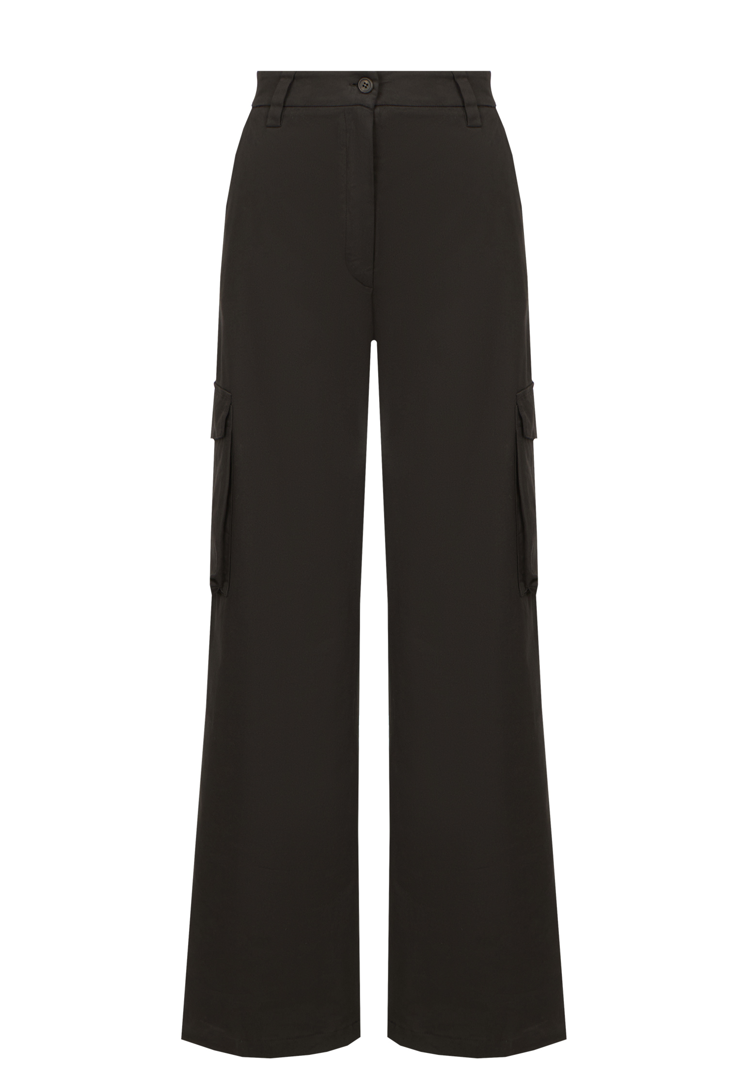 женские широкие брюки antonelli firenze, черные