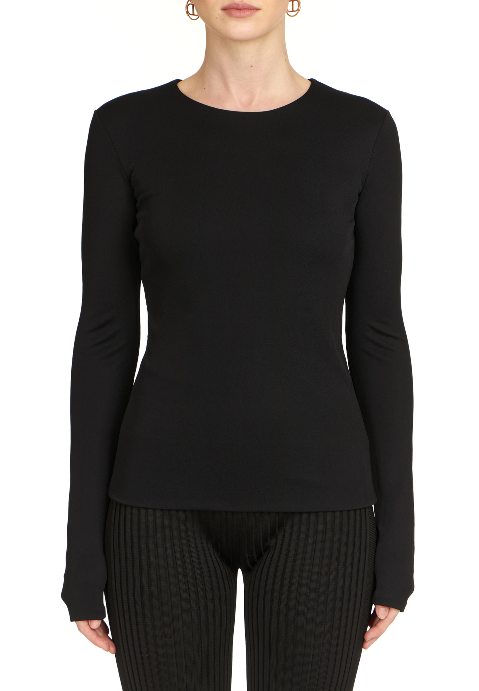 женский пуловер jil sander navy, черный